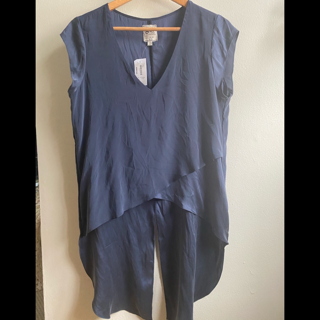 Nwt Go By Go Silk Washable Silk Sleeveless Size Small